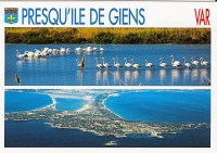Postkarte der Halbinsel Giens